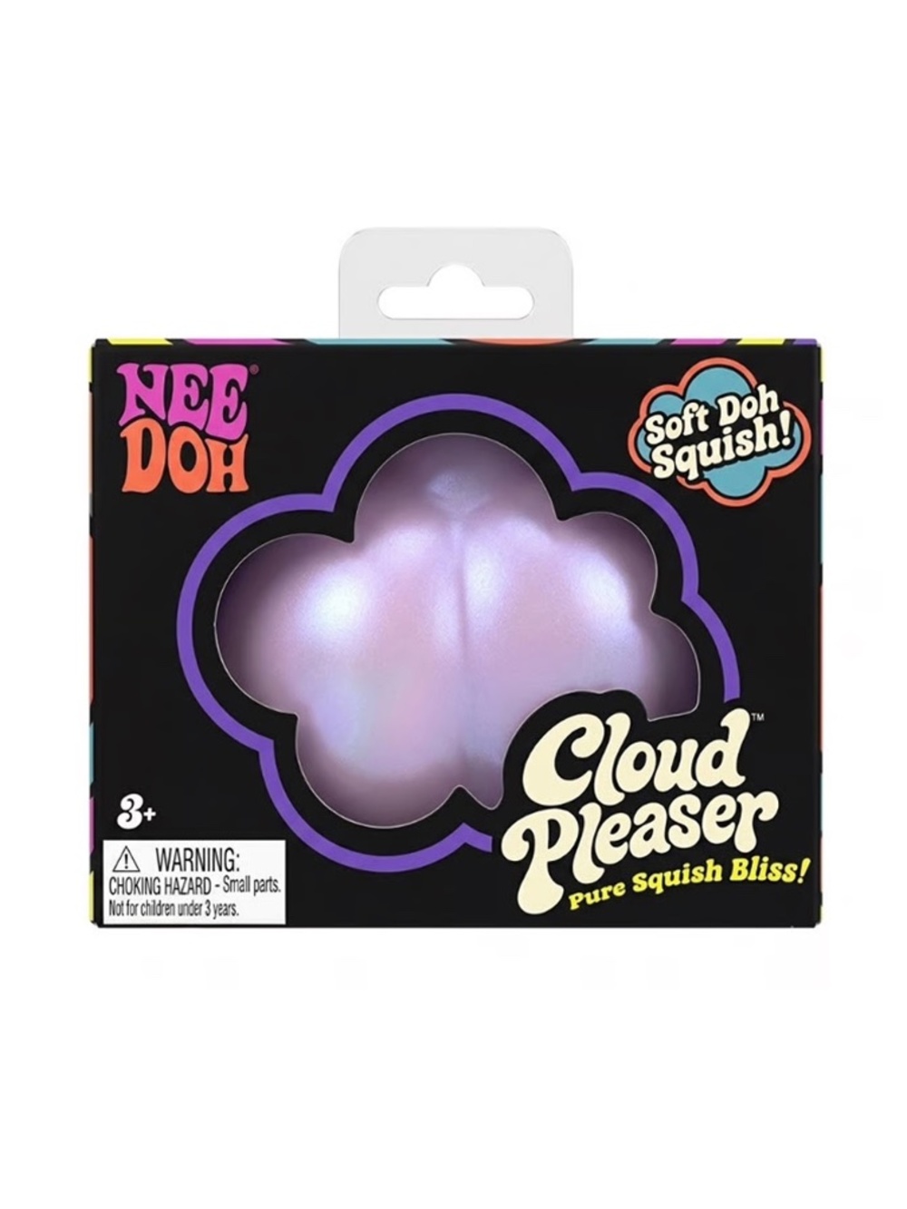NeeDoh Cloud Pleaser Squishy Toy NIB Rare Viral Purple Fidget Schylling NEW